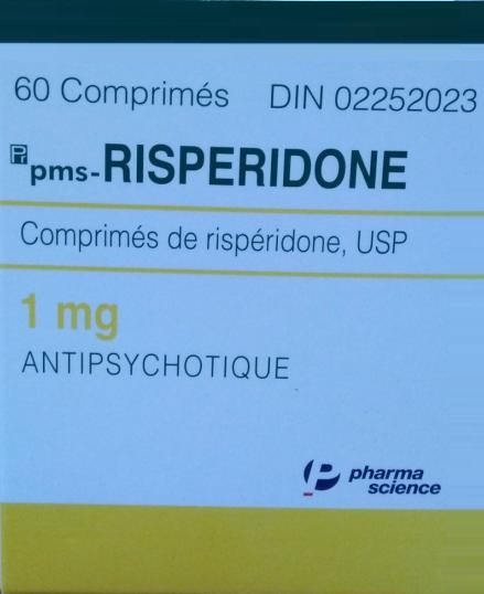 PMS-Risperidone Tablets 1mg